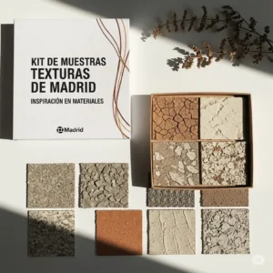 Kit de Muestras Texturas de Madrid: Inspiración en Materiales